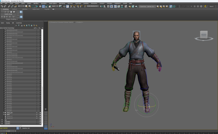  motion builder 와 3ds max 데이터 주고받기 _ 1  [dof 맞추기]