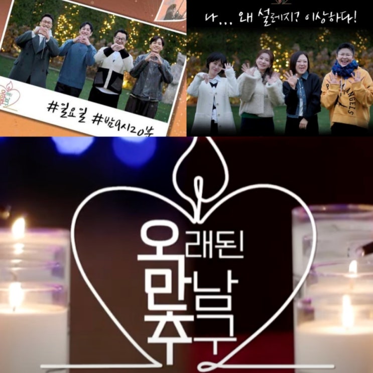  오만추(오래된 만남 추구)첫회 1기 출연진 프로필 자기소개