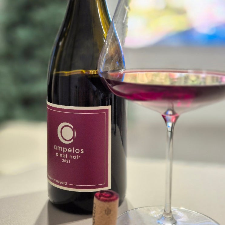  암펠로스 셀러 산타 리타 힐즈 피노 누아 (Ampelos Cellars Sants Rita Hills Pinot Noir) 2021 와인 리뷰