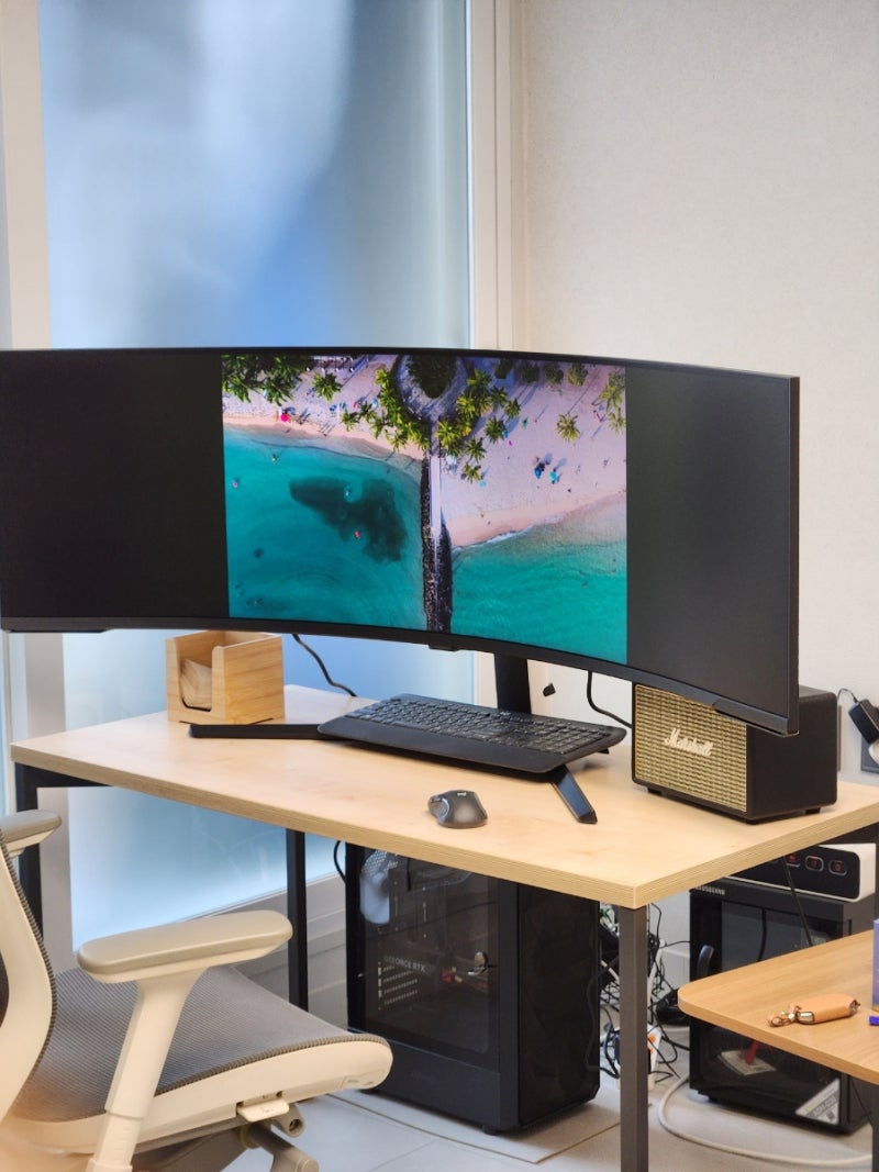 삼성게이밍모니터 57인치구매후기 현존최강모니터 오디세이 Neo G9 G95NC S57CG950