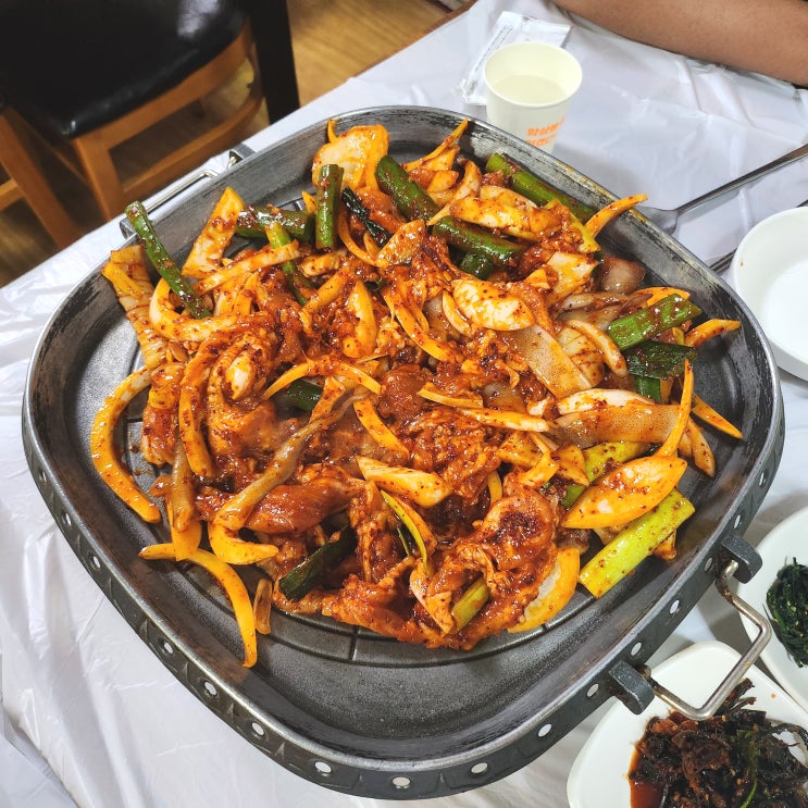  [제천] 제천 맛집, 청전동 '오동통' | 오리주물럭, 오삼불고기 맛집