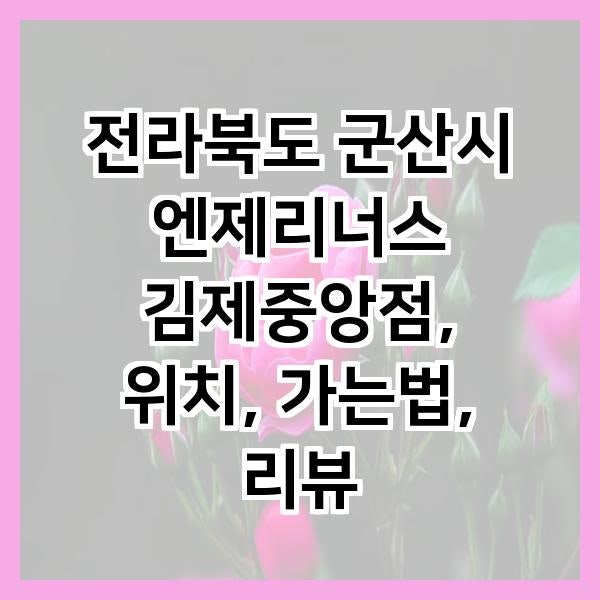 엔제리너스 김제중앙점 사진 1