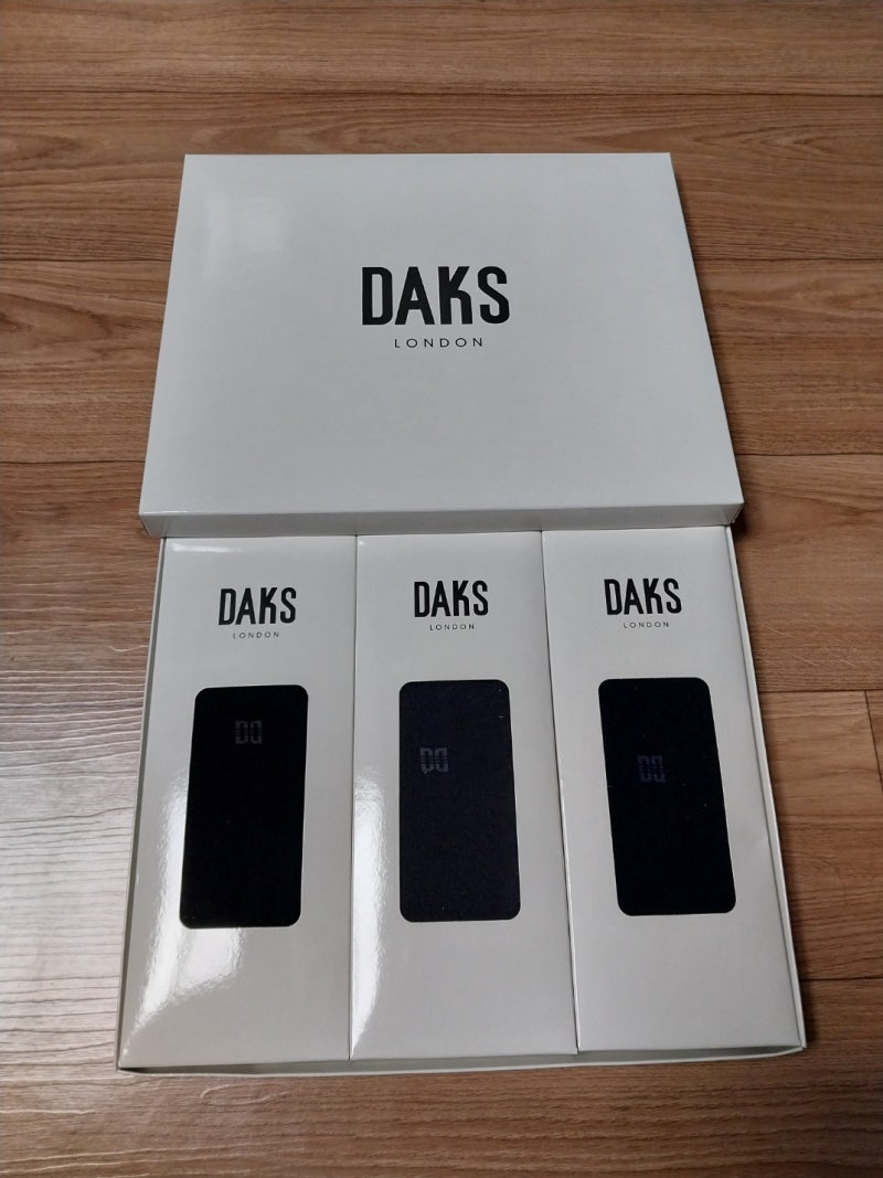 설 명절선물세트 닥스 남성 신사 양말 3족 선물세트