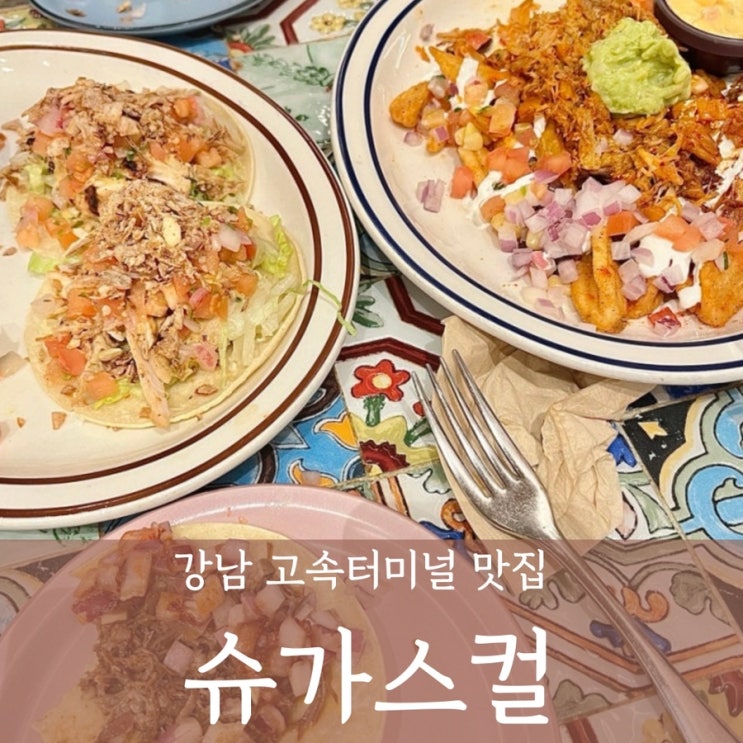  고속터미널 슈가스컬 전현무 타코 메뉴추천 멕시칸맛집 센트럴시티 프리한19