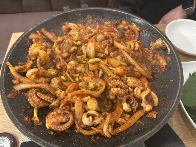  일산 가좌동 철판 쭈꾸미 맛집 작은정원쭈꾸미볶음