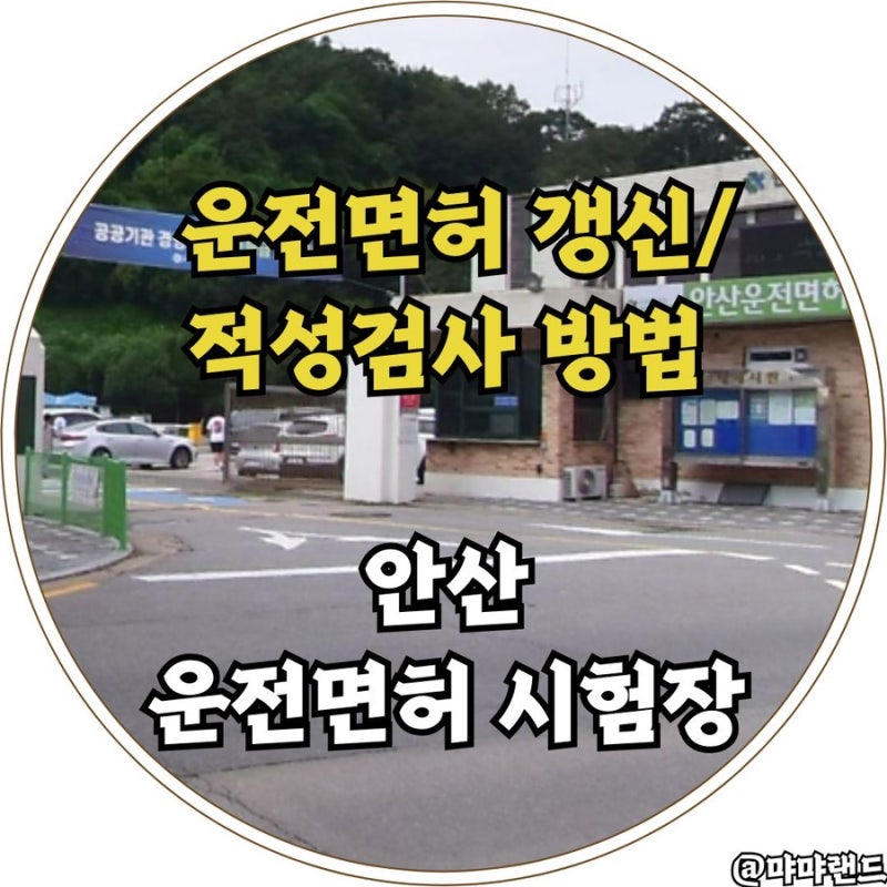 [운전면허 갱신/적성검사] 안산운전면허시험장에서 1종보통 운전면허 갱신한 후기 (주차장, ....