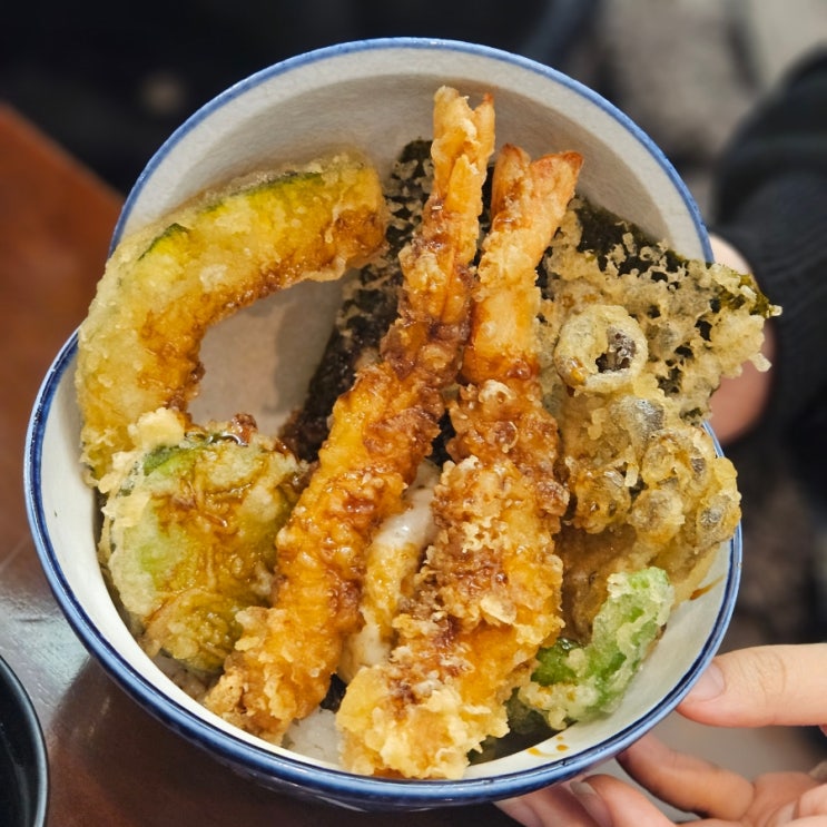  연남동 텐동 저스트텐동, 에비텐동 진짜 맛있다 !