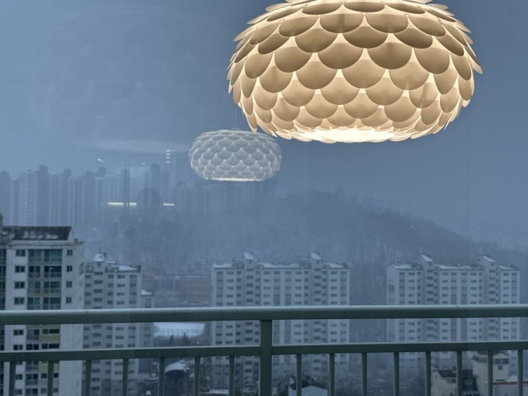  히트조명 베란다 식탁등 펜던트 내돈내산 후기