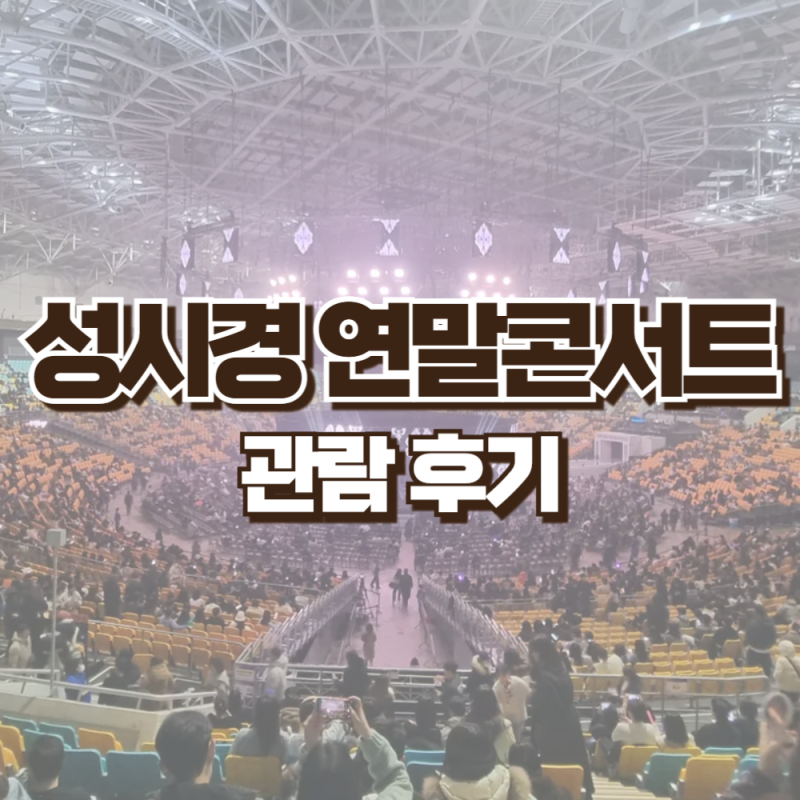 2024 성시경 연말콘서트 12월27일 첫공 관람 후기 KSPO DOME 체조경기장 2층 29구역 시야 셋리스트