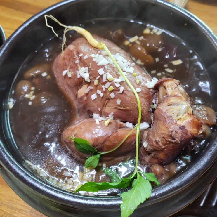  경북 고령군 맛집 산막골식당 보양식 흙마늘삼계탕