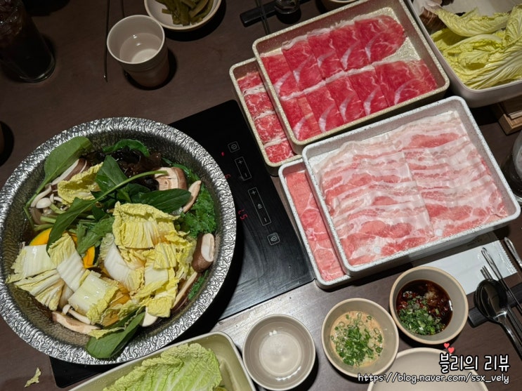  여의도 샤브샤브 맛집 _ 고급스러운 분위기의 무한리필 모던샤브하우스 여의도점