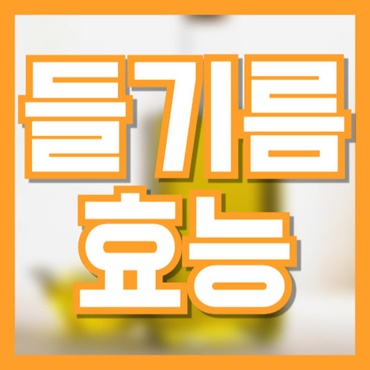  들기름 효능 보관은 어떻게 해야할까!? 오메가-3!?