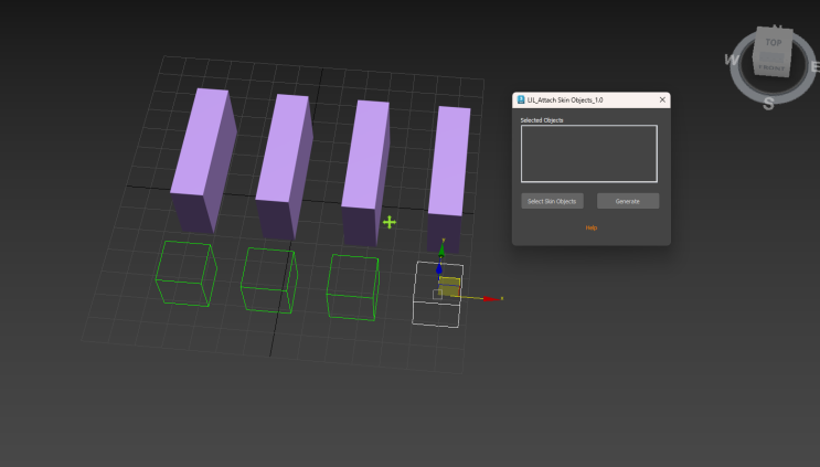  3ds max Attach Skin Mesh Script