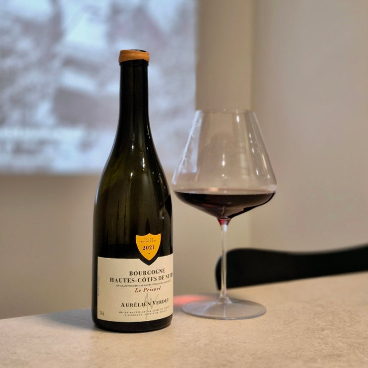  오헬리엉 베르데 부르고뉴 오뜨 꼬뜨 드 뉘 르 프리외르 (Aurelien Verdet Bourgogne Hautes-Cotes de Nuits) 2021 와인 리뷰