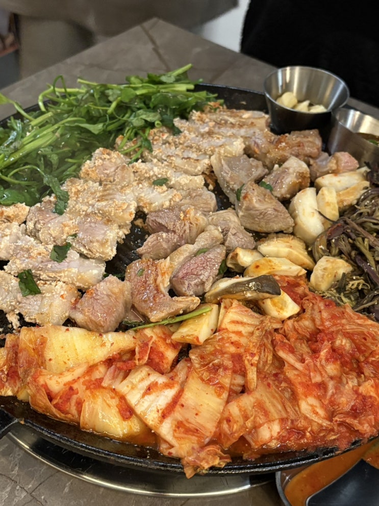  [인천/구월] 명란숙성삼겹살에 미나리 조합까지 이색삼겹살맛집_미돈집
