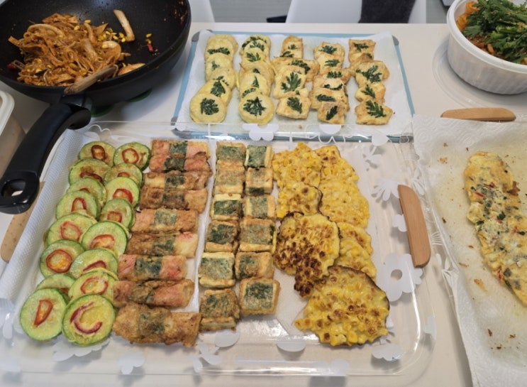  설 전 부치기
