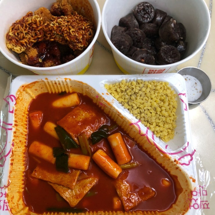  스텔라떡볶이 별튀김 메뉴 닭강정 떡닭순세트 추천