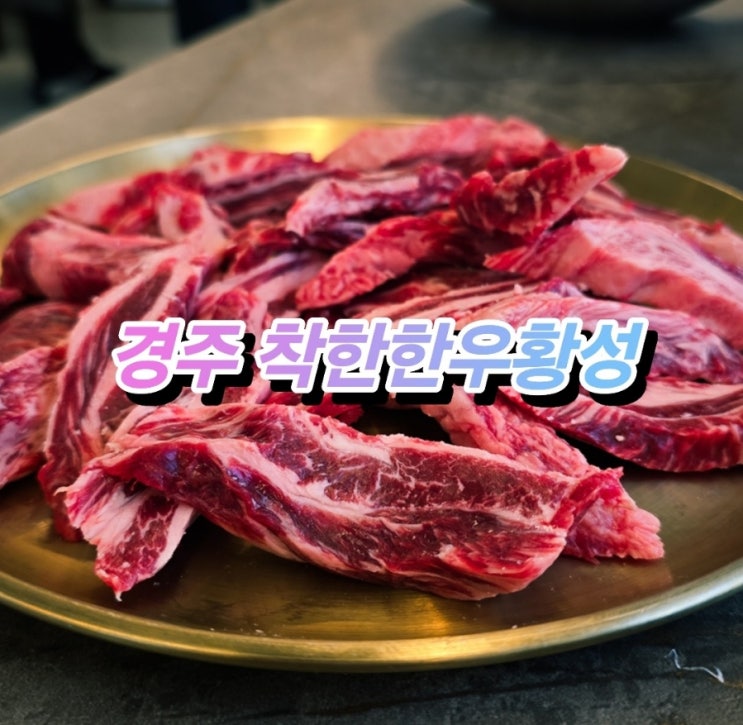  "경주 한우 맛집  착한한우황성에서 가성비 한우 갈비살 3인분 클리어 후기!"