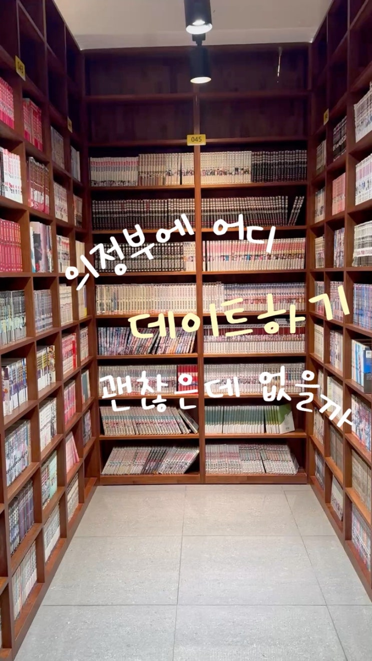  의정부 만화카페 데이트 놀숲 의정부직영점 에서
