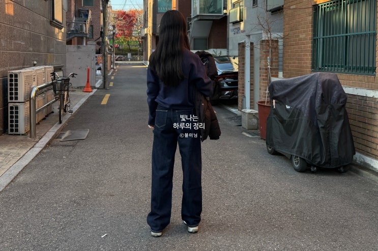 잠실 롯데백화점 CK 캘빈클라인 하이라이즈 릴렉스핏 린스 진청 청바지
