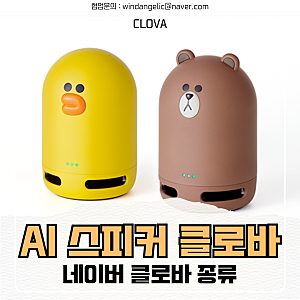네이버 클로바 스피커 종류 AI 인공지능 스피커 클로바온 특징