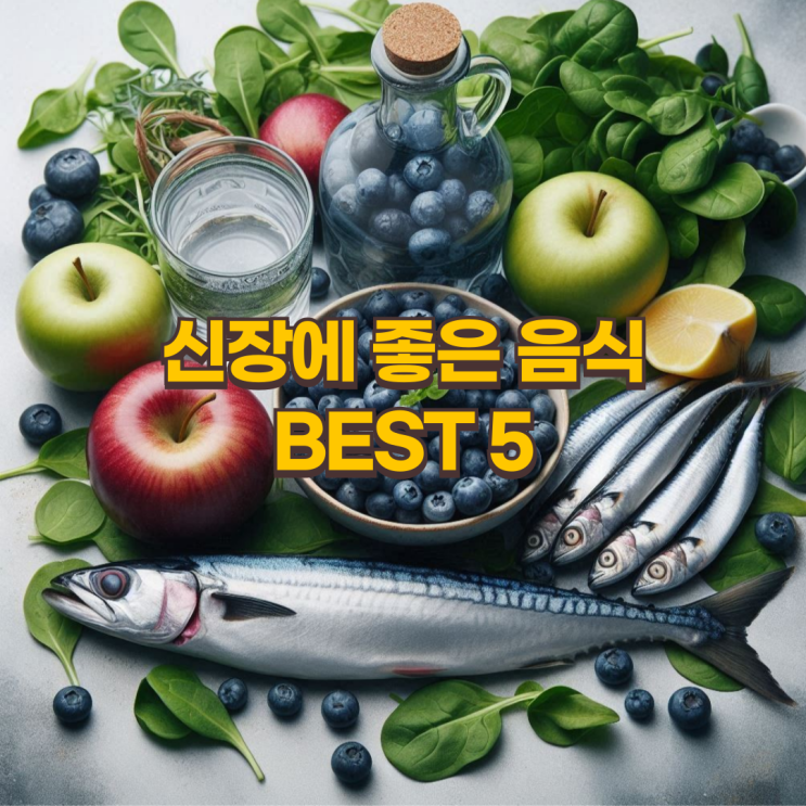  신장에 좋은 음식 BEST 5: 건강한 신장을 위한 추천 식품