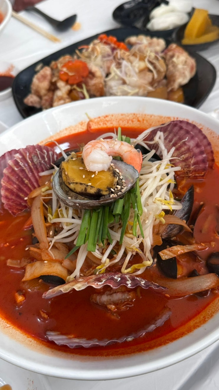  속초 해물짬뽕 탕수육 현지인 맛집 3촌짬뽕 주차 영업정보