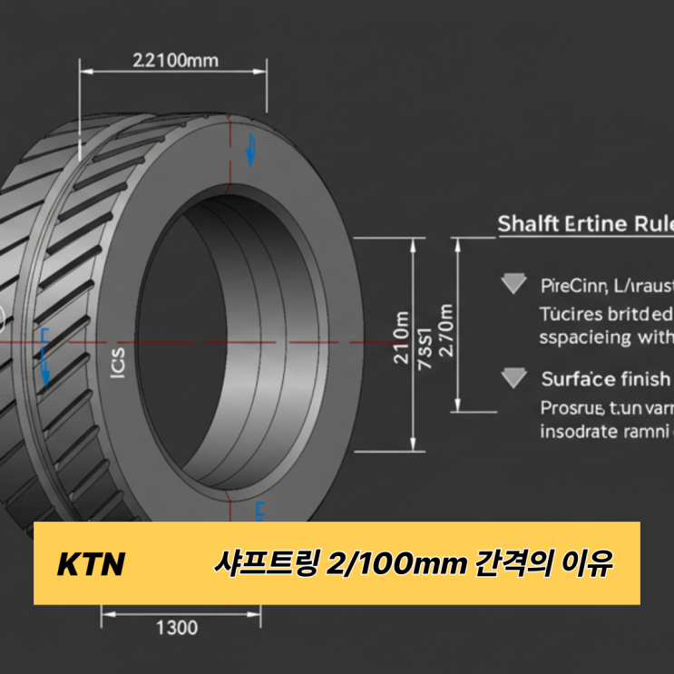  샤프트와 링의 2/100mm 간격, 정밀 가공의 핵심