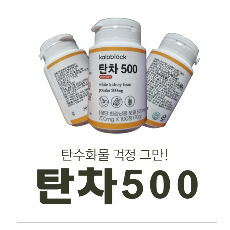  칼로블록 탄차500:: 탄수화물 걱정 그만!