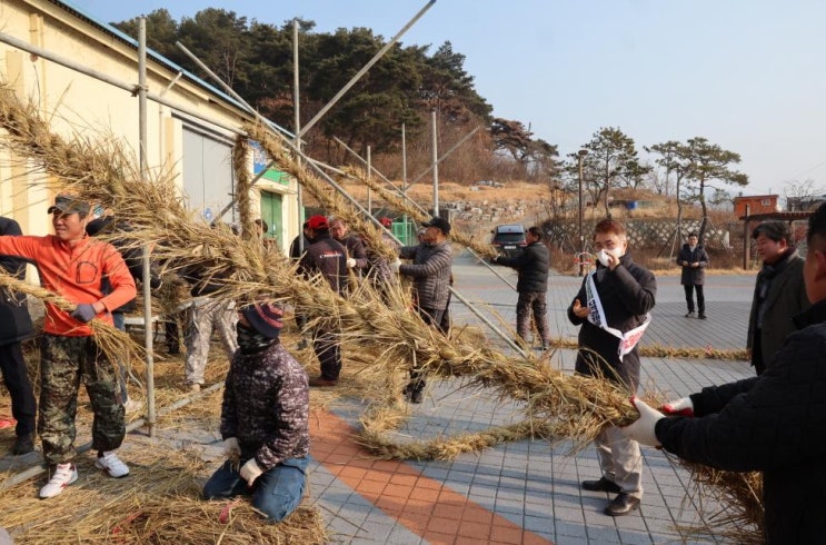 경북 청도군 <b>정월대보름</b> 민속한마당 <b>도주줄당기기</b> 준비... 