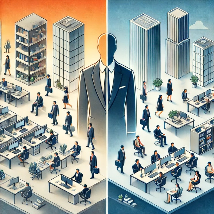  대기업 vs 중소기업: 어디서 일해야 할까?