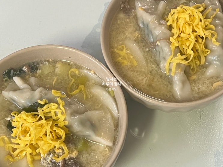 마켓컬리 마마리 우리쌀떡국키트로 간편 설날 떡국 만들기