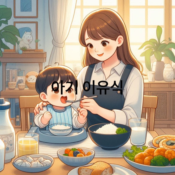  아기 이유식 건강한 시작과 행복한 식사