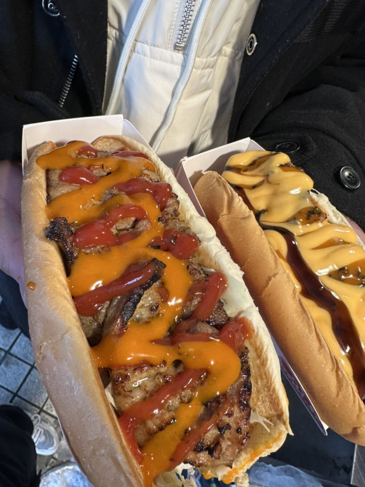  생활의달인 소세지 핫도그맛집 'KoopJa' 파주본점 덕유산휴게소에서 맛보기