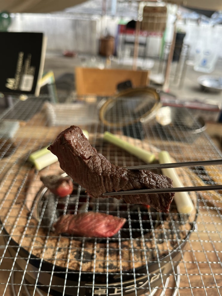  집에서 즐기는 야끼니꾸, 단 화로는 필수!(꾸리살, 토시살)