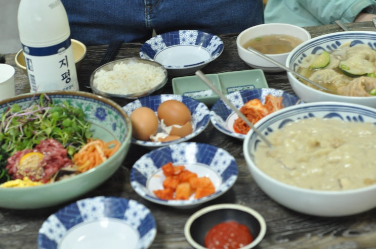  의정부 수제비맛집 진 수제비 비빔밥