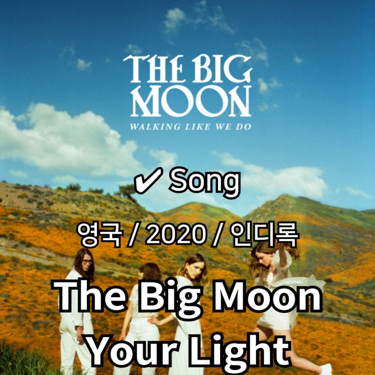  The Big Moon : Your Light [가사/해석] 화사한 여정의 동반자