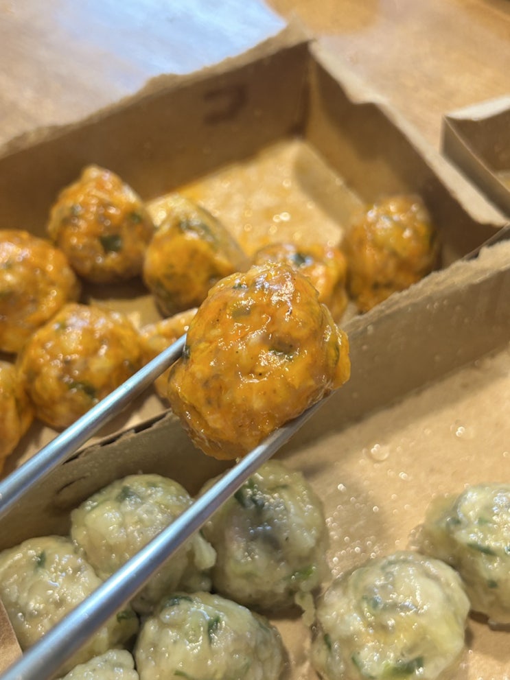  중계동맛집 아담만두중계본점 밀가루없는 굴림만두 포장후기