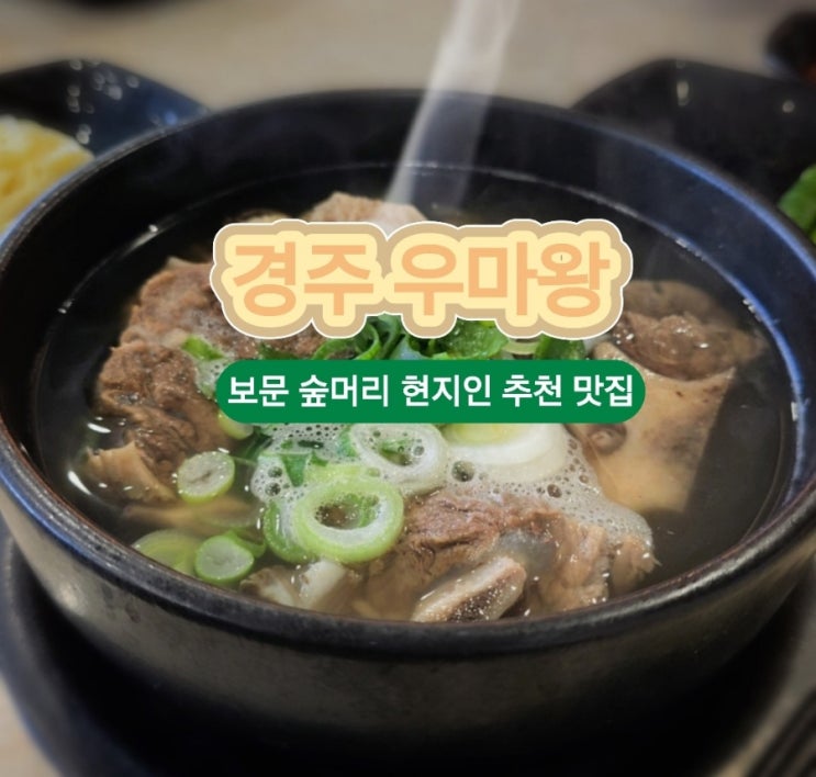  우마왕 경주본점 – 한우듬뿍고기탕 & 한우물회 솔직 리뷰!