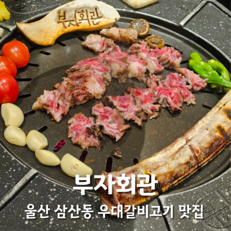 <b>우대갈비</b>가 맛있는 <b>울산</b> 부자회관 <b>삼산동</b>고기집
