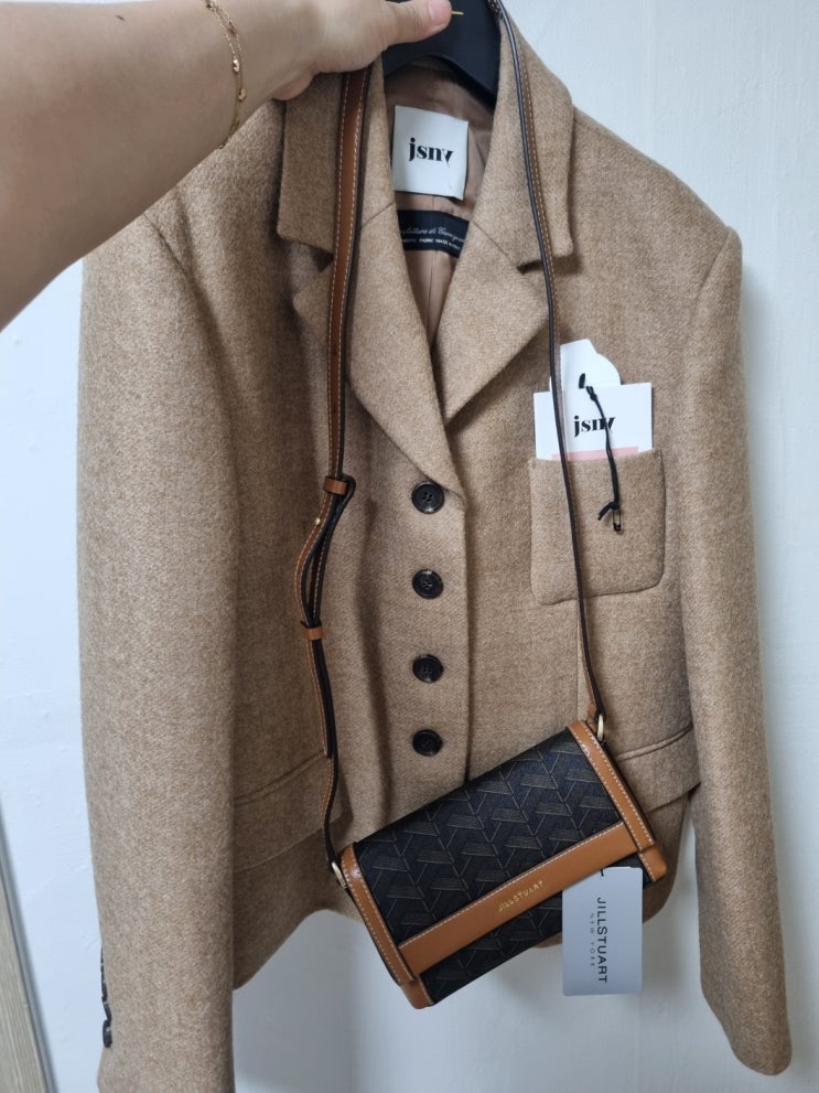  제이에스엔와이 우먼 Melserge Tweed Jacket 리뷰