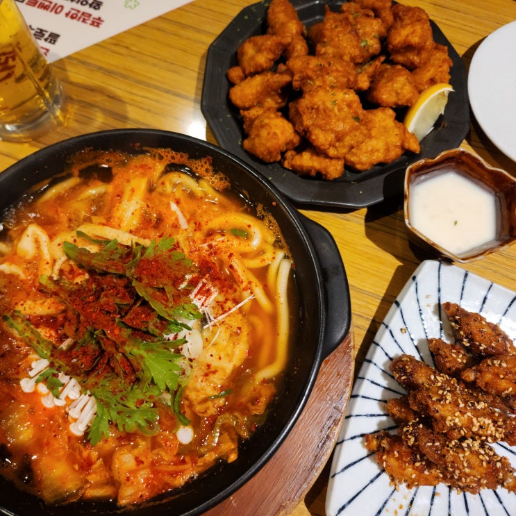  송도 이자카야::투다리 커낼워크점/김치우동은 역시 투다리지!