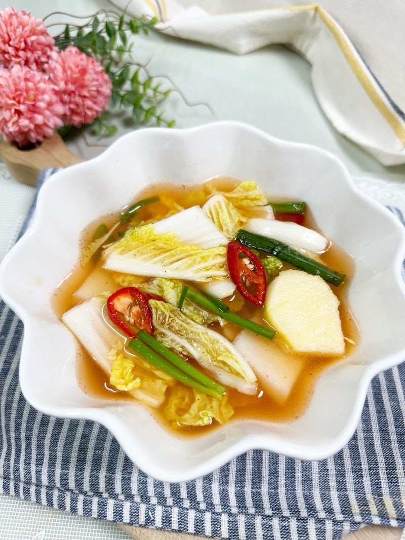 나박물김치 담그는법 김대석 배추물김치 담그는법