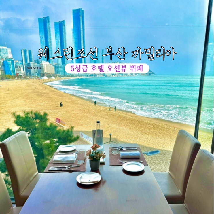  [부산 해운대] 웨스틴조선 까밀리아 : 해운대 오션뷰를 바라보며 식사를 하는 5성급 호텔 뷔페