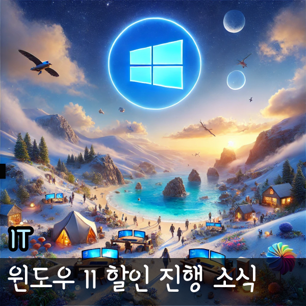  윈도우 11, 10 프로 정품 인증, 새해 할인 진행 중!