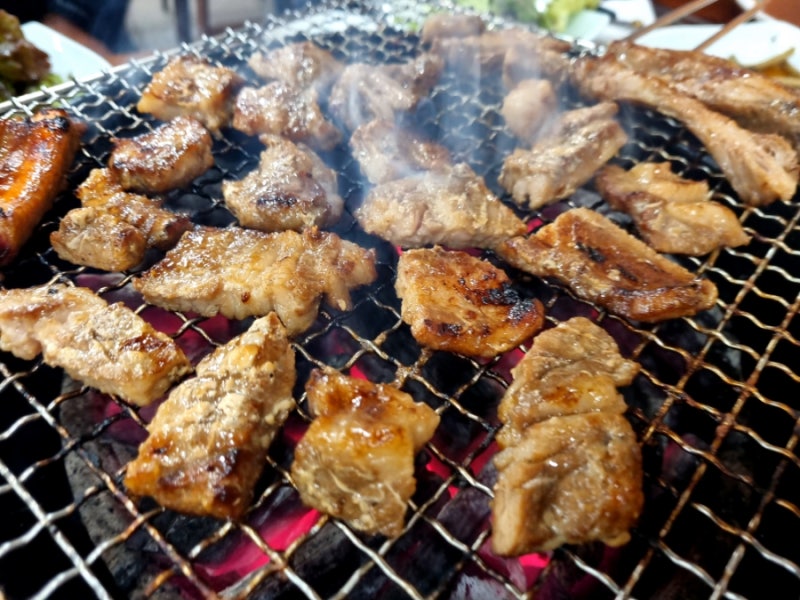 410번째 먹부림 대구 현풍에 위치한 숨은 돼지갈비 맛집 현풍 옛날화로 재방문 후기