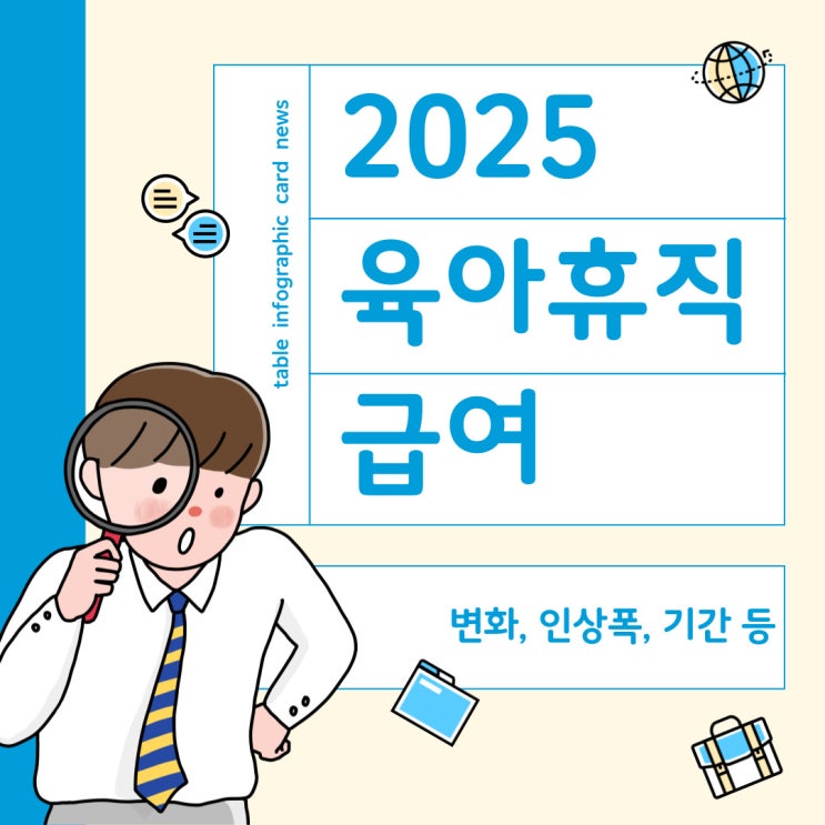  2025년 육아휴직 급여 - 변화, 인상폭, 기간 등 정보 총정리