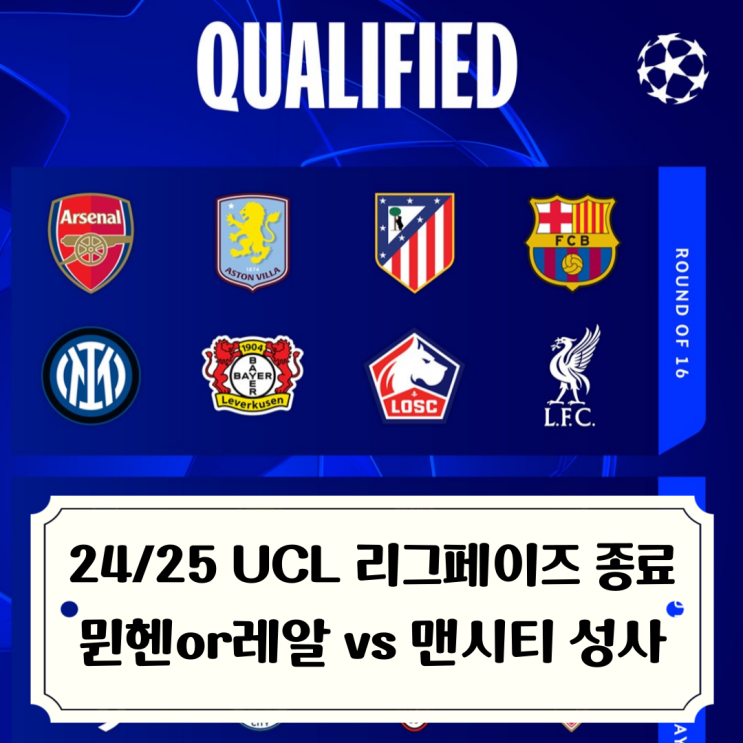 아스날 <b>16강</b> 직행, <b>김민재 이강인</b> 황인범 플레이오프 진출... 