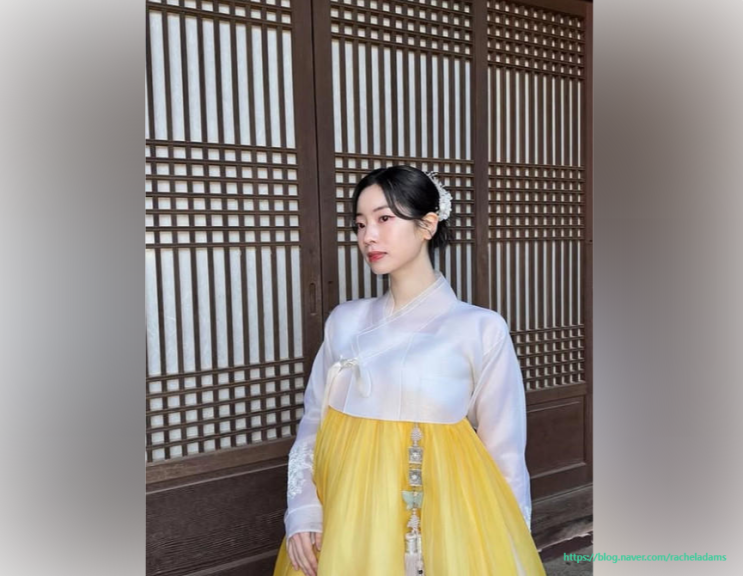 <b>트와이스 다현</b>, 설 맞이 한복 인사! 단아한 <b>미모</b>에 팬들 감탄