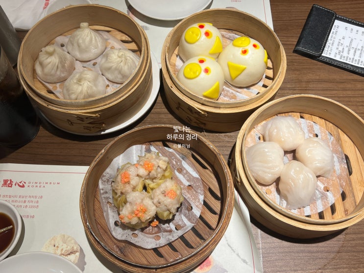 삼성역 코엑스 딤딤섬 파르나스몰점에서 딤섬과 마라우육탕면
